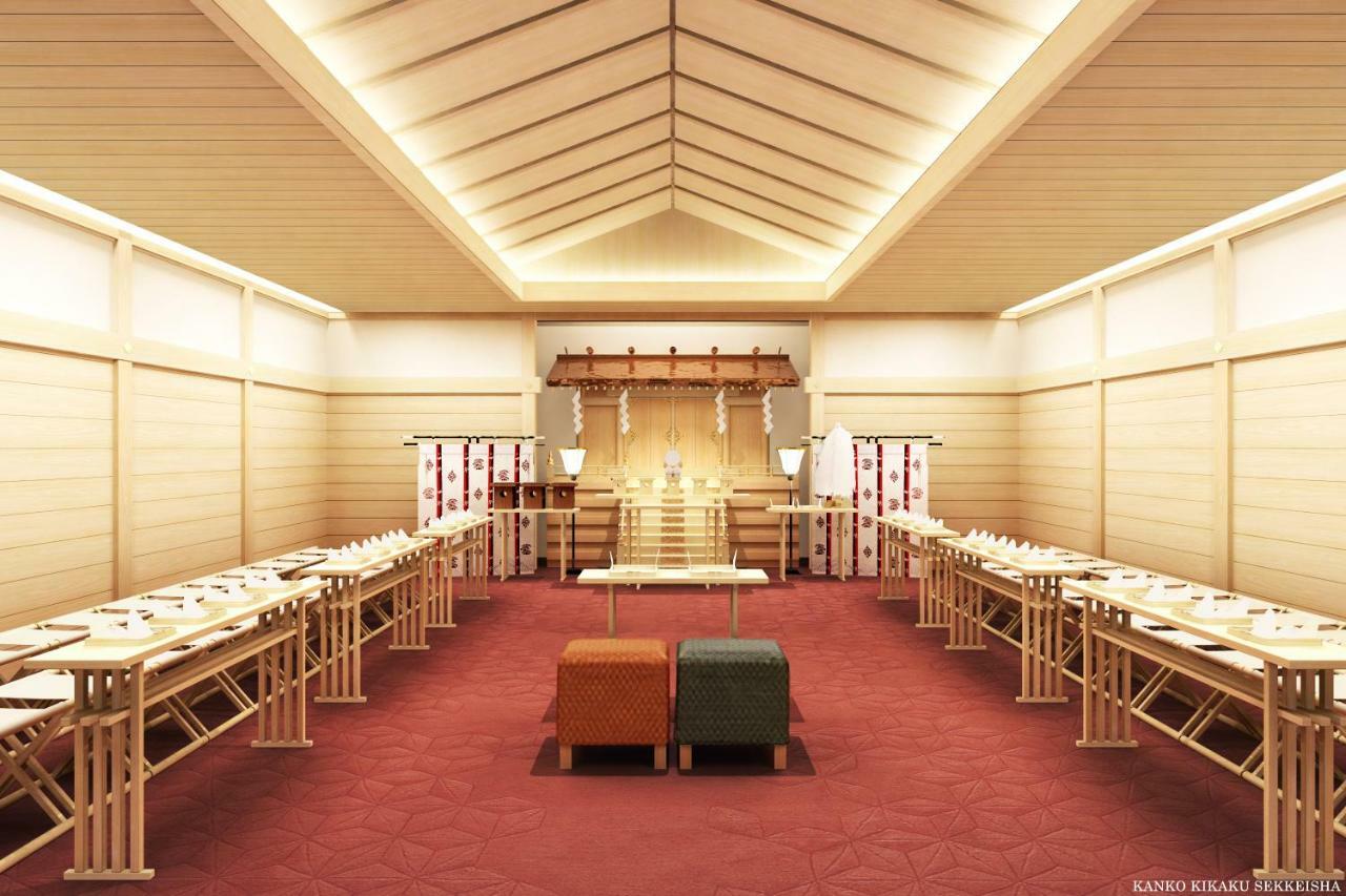 Отель The Okura Токио Экстерьер фото The interior of a typical Japanese temple